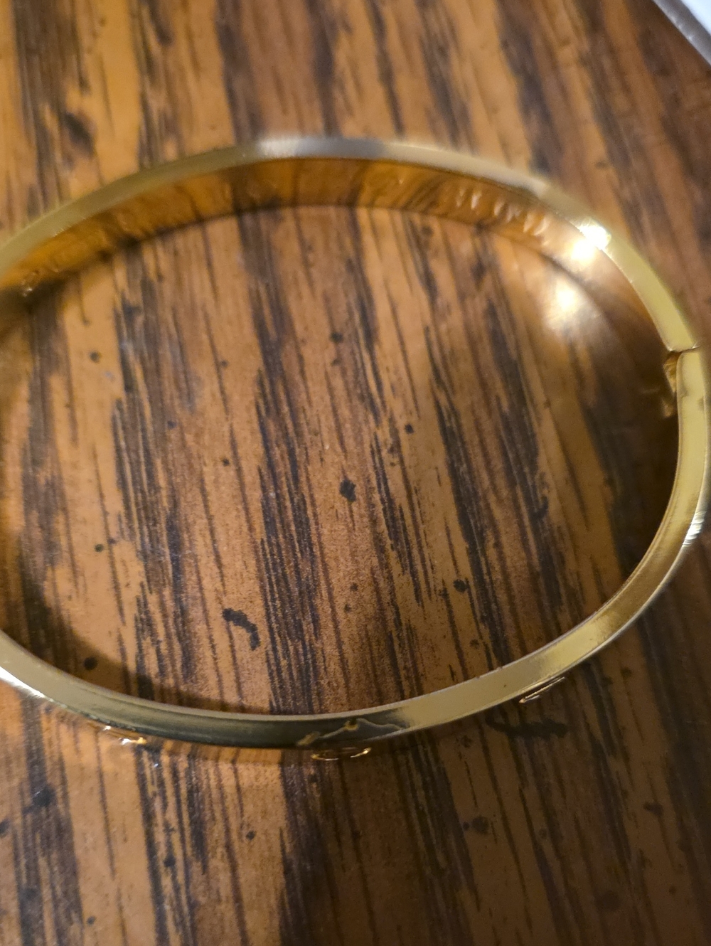 Gold-Tone Women's Bangle Bracelet